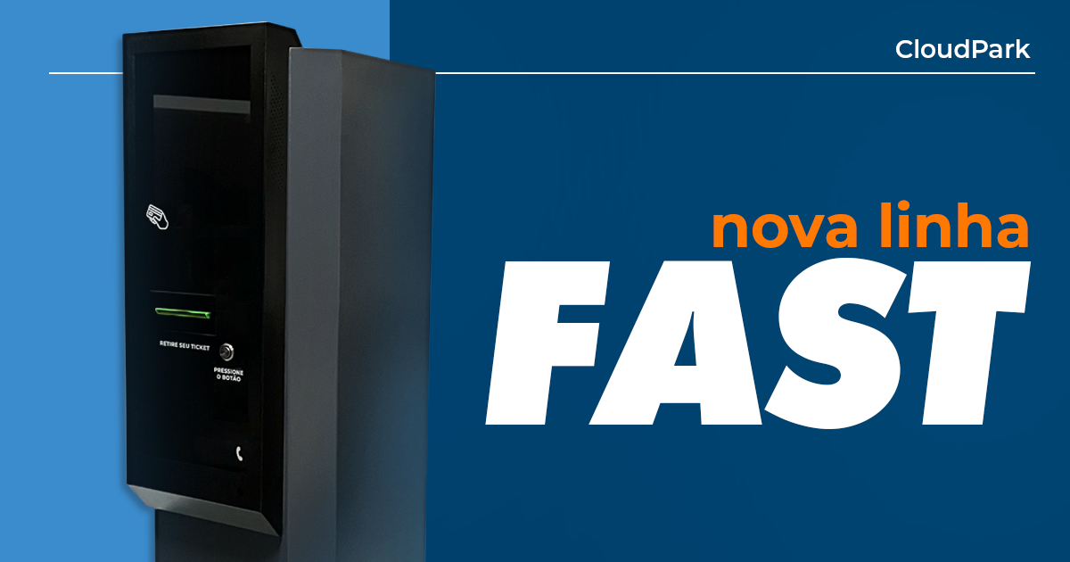 Nova linha de totens para estacionamento.