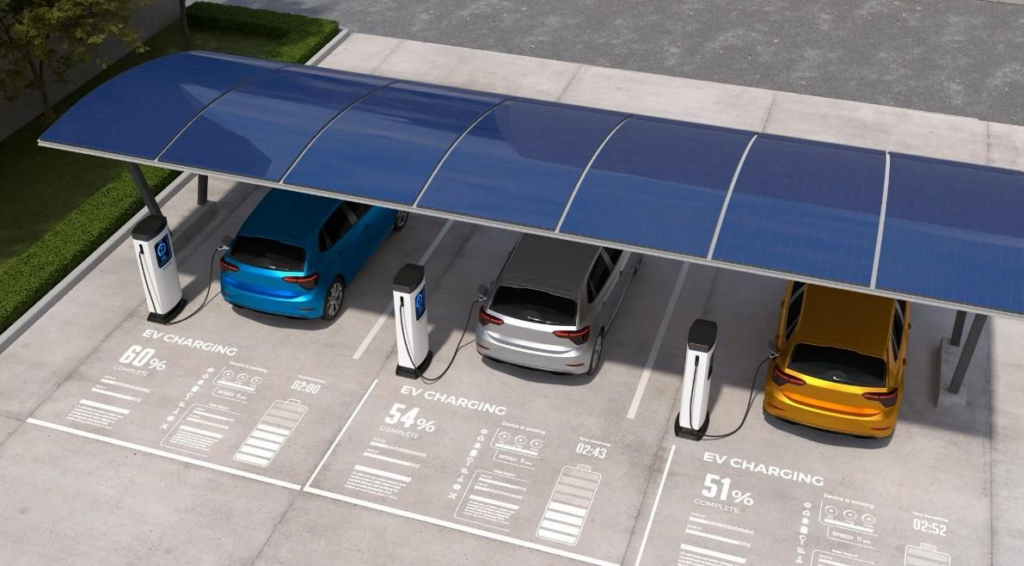 painel solar é ideias inovadoras para estacionamento