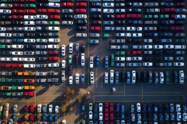 Preço dinâmico no estacionamento:
Em horários de pico