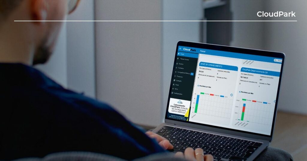 Dashboard com relatório em tempo real: Decisões informadas do estacionamento 