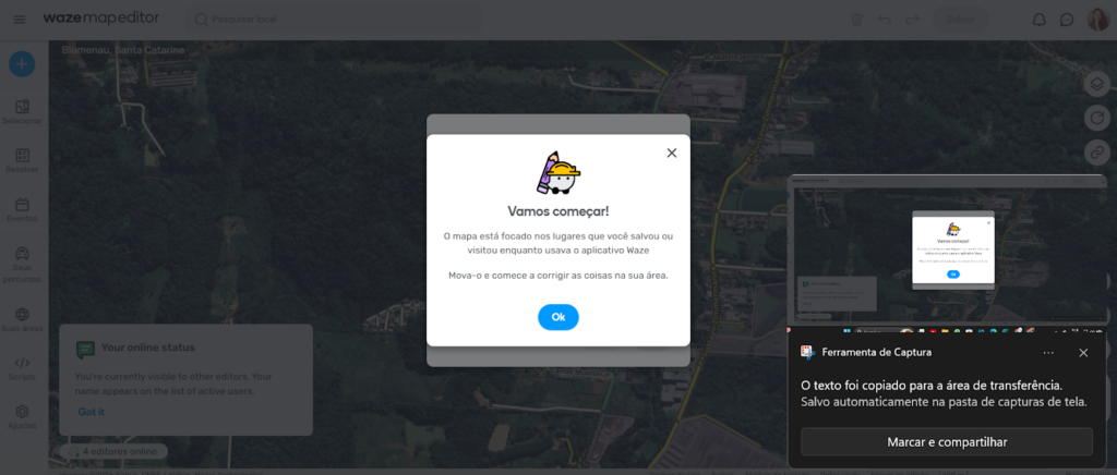 Faça login com sua conta do Waze ou Google 