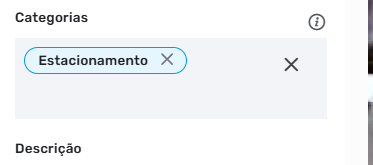 Escolha a categoria correta  para cadastrar seu estacionamento