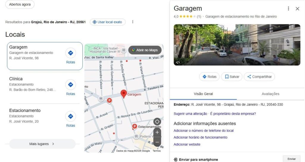 SEO local para o seu estacionamento