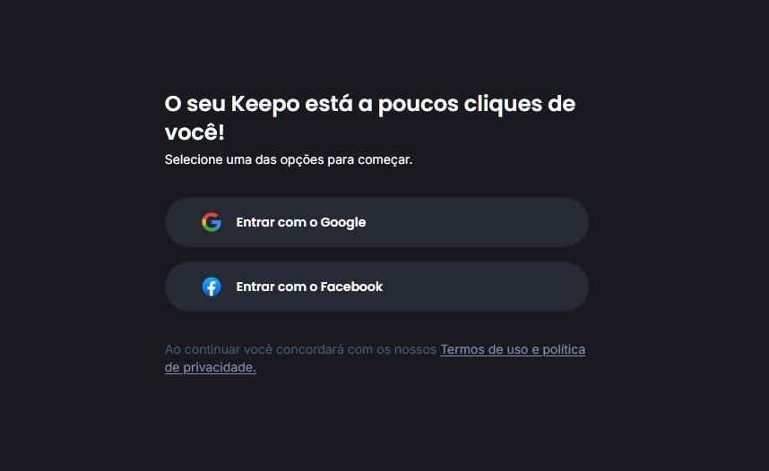 Crie seu minisite com o Keepo