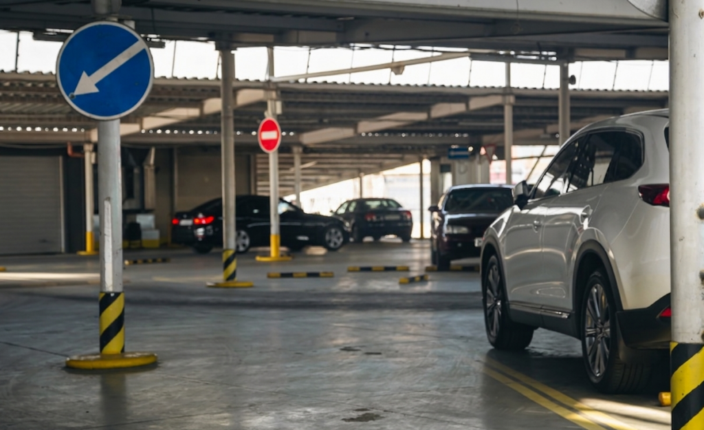 O que é um protetor de estacionamento