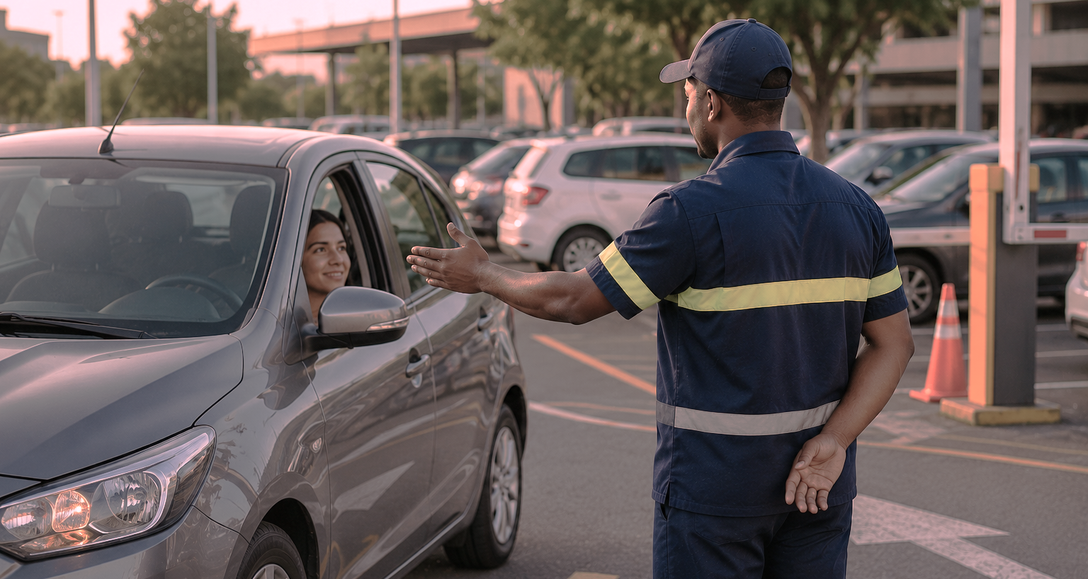 Assistente, auxiliar ou ajudante de estacionamento?