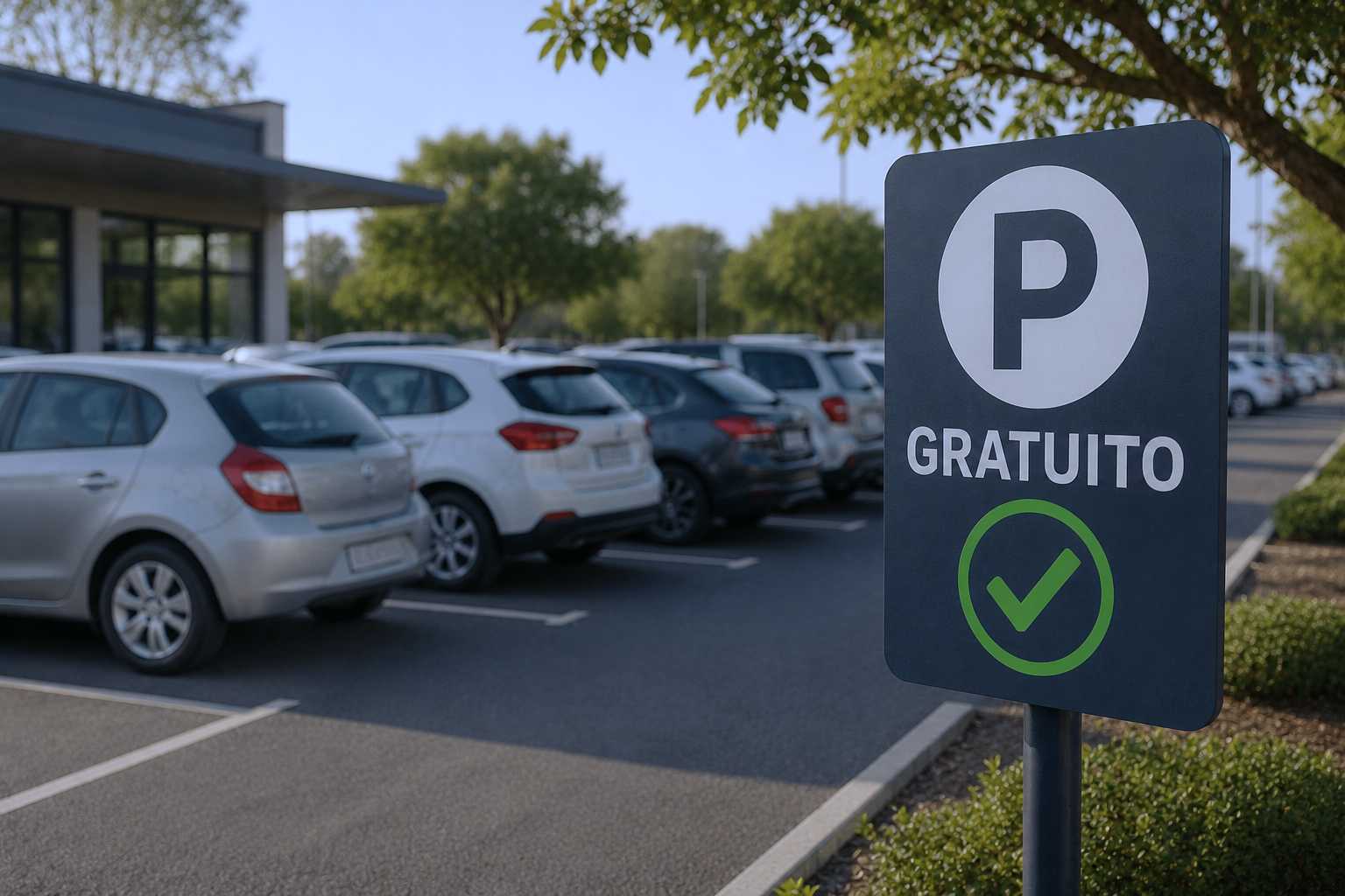 Quando um sistema de estacionamento gratuito é válido?