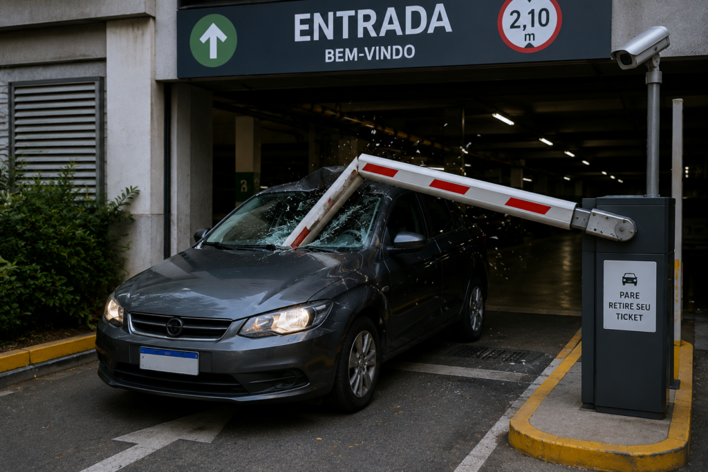 Acidentes envolvendo cancelas automáticas realmente acontecem?