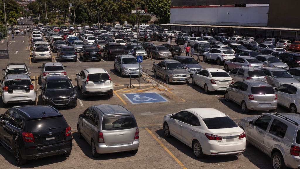 Ter menos vagas reservadas do que o necessário
