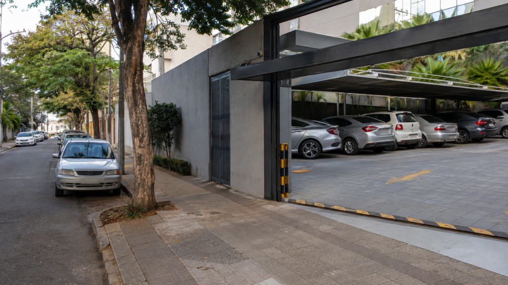 E qual é a diferença para uma vaga na rua?