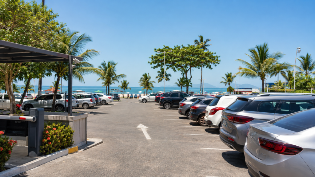 Estacionamento no litoral